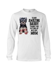 Amazing Daddy - Yorkshire Terrier Long Sleeve Tee tile