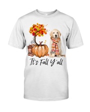 It is Fall - Golden Retriever Premium Fit Mens Tee tile