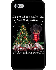 Matters - BLACK Dachshund 1 Phone Case tile