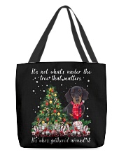 Matters - BLACK Dachshund 1 All-Over Tote tile