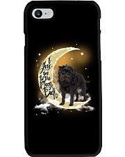Moon n Back - Affenpinscher Phone Case tile