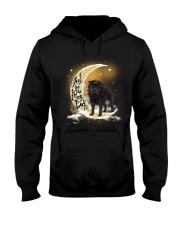 Moon n Back - Affenpinscher Hooded Sweatshirt tile
