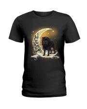 Moon n Back - Affenpinscher Ladies T-Shirt tile