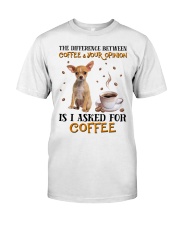 The Difference - TAN Chihuahua 2 Classic T-Shirt front