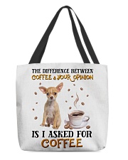 The Difference - TAN Chihuahua 2 All-Over Tote tile