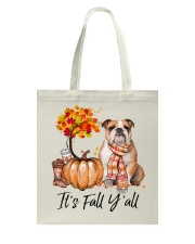 It is Fall - English Bulldog 1 Tote Bag tile