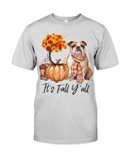 It is Fall - English Bulldog 1 Premium Fit Mens Tee tile