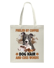 Fueled By - BLUE Nose Pitbull Tote Bag tile