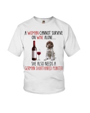 She Also Needs - German Shorthaired Pointer Youth T-Shirt tile