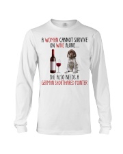 She Also Needs - German Shorthaired Pointer Long Sleeve Tee tile