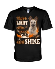 Shine - Dutch Shepherd V-Neck T-Shirt tile
