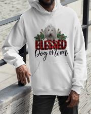 Blessed Dog Mom - Komondor Hooded Sweatshirt apparel-hooded-sweatshirt-lifestyle-front-11