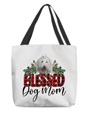 Blessed Dog Mom - Komondor All-Over Tote tile