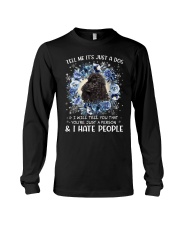 Hate People - BLACK Miniature Poodle Long Sleeve Tee tile