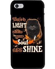 Shine - BLACK Pomeranian Phone Case tile