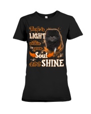 Shine - BLACK Pomeranian Premium Fit Ladies Tee tile