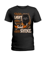 Shine - BLACK Pomeranian Ladies T-Shirt tile
