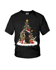 Lighting - BLACK Miniature Poodle Youth T-Shirt tile