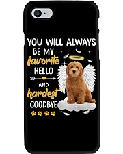 Hardest Goodbye - RED Goldendoodle Phone Case tile