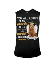 Hardest Goodbye - RED Goldendoodle Sleeveless Tee tile