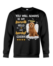 Hardest Goodbye - RED Goldendoodle Crewneck Sweatshirt tile