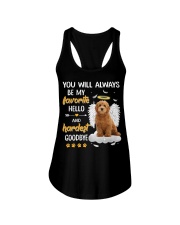Hardest Goodbye - RED Goldendoodle Ladies Flowy Tank tile