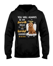 Hardest Goodbye - RED Goldendoodle Hooded Sweatshirt tile