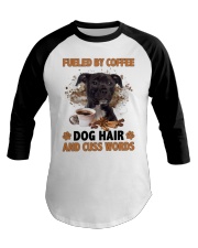 Fueled By - BLACK American Staffordshire Terrier Baseball Tee tile