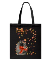 Leaf Scarf - GREY Keeshond Tote Bag tile
