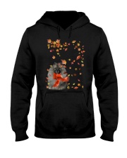 Leaf Scarf - GREY Keeshond Hooded Sweatshirt tile