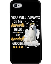 Hardest Goodbye - American Eskimo Phone Case tile