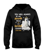 Hardest Goodbye - American Eskimo Hooded Sweatshirt tile