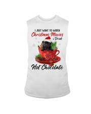 Hot Chocolate - BLACK Pug 1 Sleeveless Tee tile