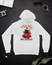 Hot Chocolate - BLACK Pug 1 Hooded Sweatshirt lifestyle-unisex-hoodie-front-9