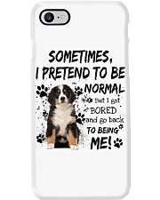 Sometimes - Bernese Mountain Dog Phone Case tile