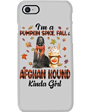 Pumpkin Kinda - Afghan Hound Phone Case tile