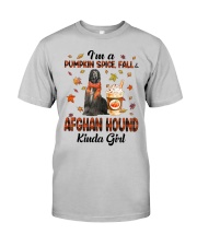 Pumpkin Kinda - Afghan Hound Classic T-Shirt front