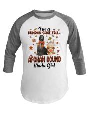 Pumpkin Kinda - Afghan Hound Baseball Tee tile