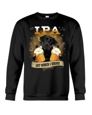 IPA Lot - black Labrador 1 Crewneck Sweatshirt tile