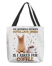 The Difference - Silky Terrier All-Over Tote tile