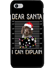 Dear Santa German Shorthaired Pointer Phone Case tile