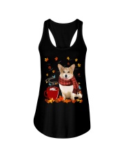 Hot Chocolate - Corgi Ladies Flowy Tank tile