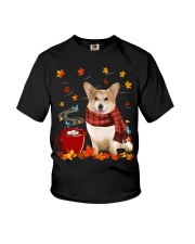 Hot Chocolate - Corgi Youth T-Shirt tile