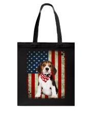 Beagle - American Flag Tote Bag tile