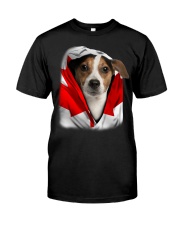 Canada Flag - Jack Russell Terrier 1 Classic T-Shirt front