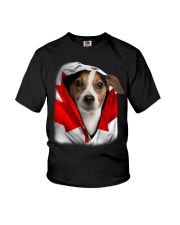 Canada Flag - Jack Russell Terrier 1 Youth T-Shirt tile
