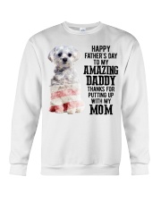 Father Day - Maltese Crewneck Sweatshirt tile