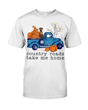 156 Country Roads Great Dane 2 Classic T-Shirt front