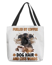 Fueled By - Brussels Griffon 1 All-Over Tote tile