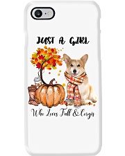 Fall And - Corgi Phone Case tile